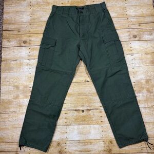 5.11 Tactical Mens Green Ripstop Cargo TDU Pants Style 74003 Size Large Regular
